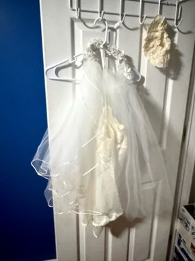 Ivory Tulle Veil ( just veil)